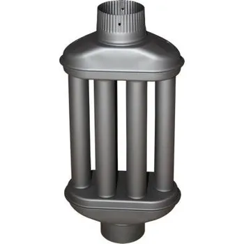 Výměník tepla Žemini Žemini, Teplovzdušný výměník, délka - 0,55 m, průměr 120 mm, barva - antracit