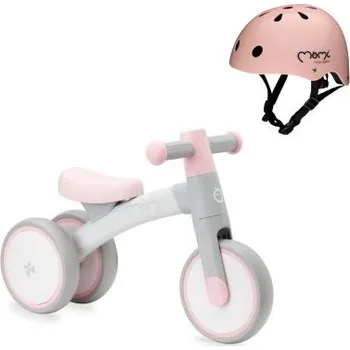 Odrážedlo MoMi Tedi Odrážedlo + Helma Mimi - Růžová
