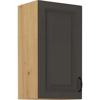 Kuchyňská skříňka LEMPERT Horní skříňka STELLA 16 (40 / 72 cm) grafi mat / dub artisan