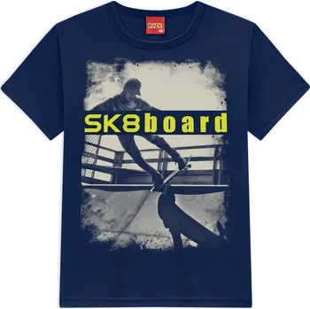 Chlapecké tričko KYLY SK8BOARD modré Velikost: 158