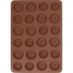 Forma silikonová hnědá věneček malý 24 ks