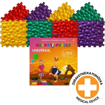 Masážní míček masážní ortopedická podložka ORTHOPUZZLE Mořské kamínky