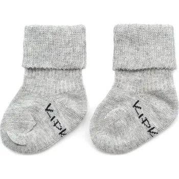 KipKep Dětské Stay-on-Socks Newborn 1 pár Grey