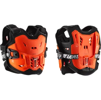 Motocyklový chránič hrudi a pátěře A Dětský hrudní/zádový chránič LEATT 2.5 Kids Chest Protector oranžová, pro výšku postavy 110-134 cm, pro děti cca 4 - 8 let (Homologace CE EN14021:2003, pro výšku postavy 110-134 cm )