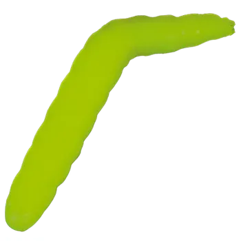 Rybářský háček 6ks - Červ Iron Trout Baco 4cm Žlutá