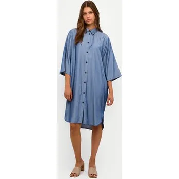 Dámské šaty Kaffe Košilové šaty Leonora 10508304 Modrá Loose Fit 34