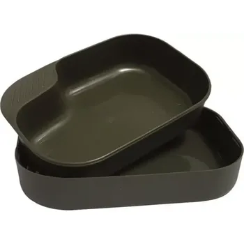 Kempingové nádobí Švédské Armádní jídelní misky - 2-dílná sada (Originální plastové polní nádobí - jídelní misky používané Švédskou Armádou.)