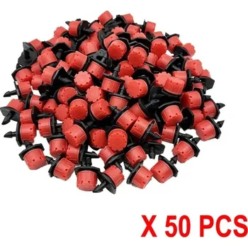 Zavlažovač Zavlažovací trysky pro skleníky a zahrady | samozavlažovací koncovky na zahradní hadici - 50 ks