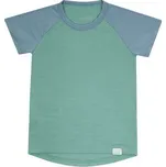 Dětské tričko modal s krátkým rukávem Green beryl; Barva: zelená; Velikost: 146