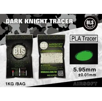 Airsoftová kulička Airsoftové kuličky BLS BIO 0,20g, 5000bb, nasvětlující zelené