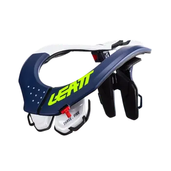 Motocyklový chránič hrudi a pátěře Chránič krční páteře na moto LEATT 3.5 NECK BRACE barva modrá, velikost L / XL - 15 a více let ( obvod hrudníku 94-110 cm ) (krční ortéza, ochranný nákrčník, chránič krku pro motokros, enduro a čtyřkolky)