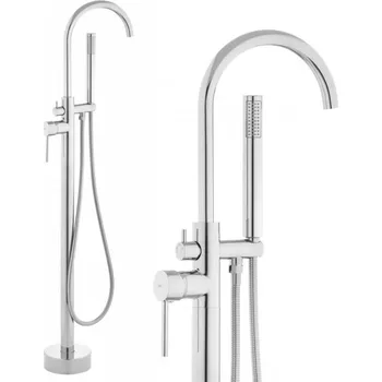 Vodovodní baterie Erga Monte, volně stojící vanová baterie h-1130, chromová, ERG-YKA-BP.MONTE-CHR