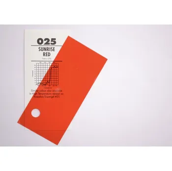 Studiové světlo 025 Sunset red