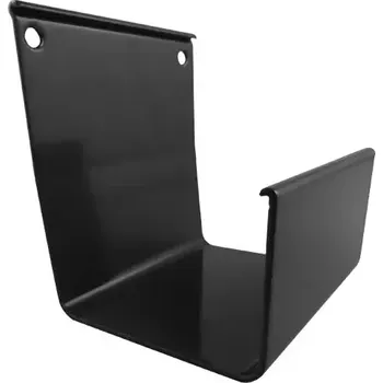 okap Balkonový okapový ŽLAB "PR30-35-60" - spojka (Hliníková spojka žlabu "PR35+PR60", délka 80 mm, barva grafit RAL 7024)