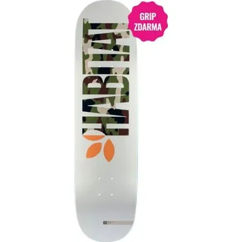 Skateboardová deska SK8 DESKA HABITAT Apex Camo TWIN TAIL - béžová - 8.375 + při osobním odběru 1 418 Kč