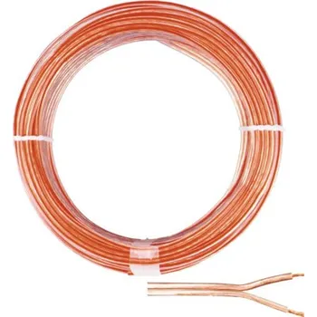 elektrický kabel Vodič V03VH-H (CYH) 2x0,75mm² transparentní 20m