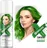 PaintGlow Dočasný barevný sprej na vlasy 125 ml, zelený