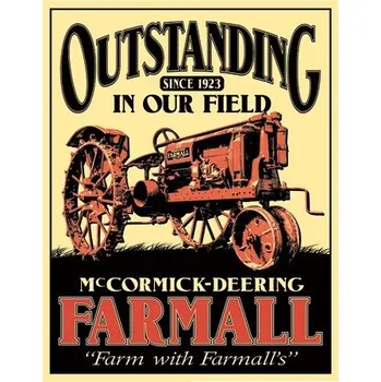 Plechová cedule Plechová cedule Farmall - Outstanding