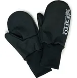 Zimní palcové rukavice softshell s beránkem Black; Barva: černá; Velikost: 1 - 2 roky