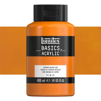 Vodová barva Akrylová barva Liquitex Basics - Cadmium Orange Hue Balení: 400 ml