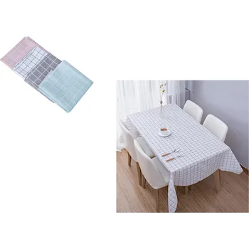 ubrus Kostkovaný ubrus 134x134 cm BÍLÝ A ČERNÝ