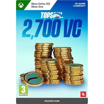 Počítačová hra TopSpin 2K25: 2,700 Virtual Currency Pack - Xbox Digital