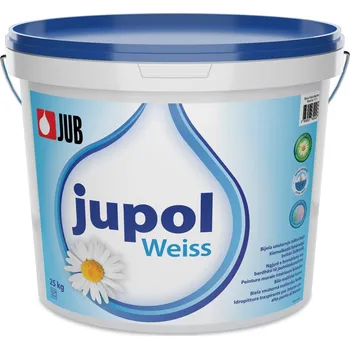 barva na zeď JUB jupol Weiss bílá vnitřní malířská barva 8 kg Bílá
