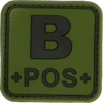 Nášivka 3D čtvercová nášivka B POS - zelená, Jackets to go