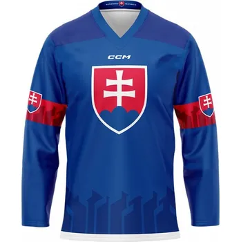 Slovenský hokejový fan dres CCM Hockey Slovakia - modrý Velikost: XXL