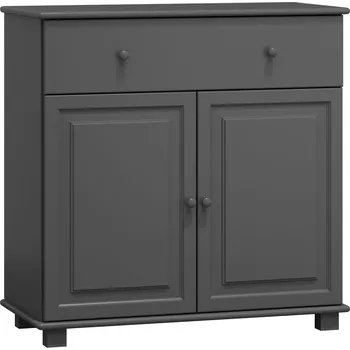 Komoda Max-i Komoda ze dřeva SOLHEIM NORE Zvolte barvu:: barva šedá, Hloubka: 42 cm, Šířka: 80 cm