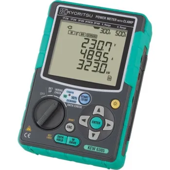 Revizní přístroj Kyoritsu KEW 6305-00 - Digitální 3 fázový měřič výkonu