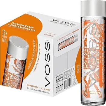 Voda VOSS Tangerine Lemongrass Perlivá Sklo 375 ml Celé Balení 12 ks