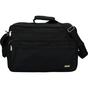 Pánská látková taška přes rameno černá - Sanchez Gurak černá
