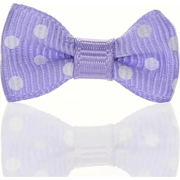 Stuha Mašlička puntík fialovobílá