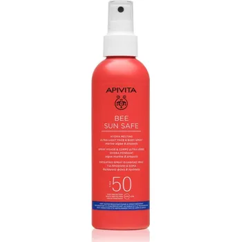 Přípravek na opalování Apivita Bee Sun Safe Hydra Melting Ultra-Light Spray SPF50 ochranné opalovací mléko ve spreji SPF 50 200 ml