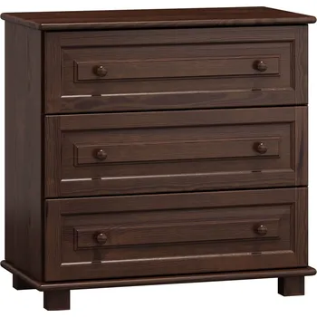 Komoda Max-i Komoda ze dřeva HENRIKSEN NORE Zvolte barvu:: moření ořech, Hloubka: 47 cm