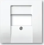 ABB Kryt zásuvky komunikační přímé, studio bílá (Future linear, Solo, Solo carat, Busch-axcent)