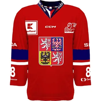 Dres české hokejové reprezentace 2023/2024 CCM PRO Authentic - červený Velikost: S