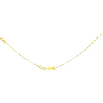 Náramek Zlatý náramek - Love - AP527-7278