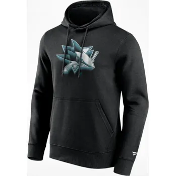 Pánská mikina Fanatics Pánská mikina San Jose Sharks NHL Chrome Graphic Hoodie Black Velikost: L