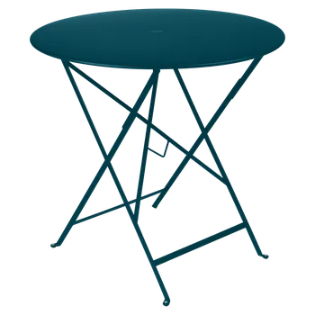 Zahradní stůl Skládací stolek Fermob BISTRO P.77cm - Acapulco Blue