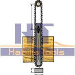 Dlabací řetěz 18x36-A-3x4 UTENSILEGNO, 36 článků