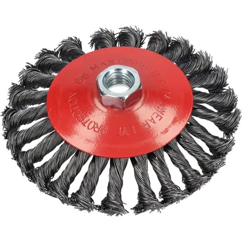 Drátěný kartáč Drátěný kartáč boční, proplétaný drát M14 125mm