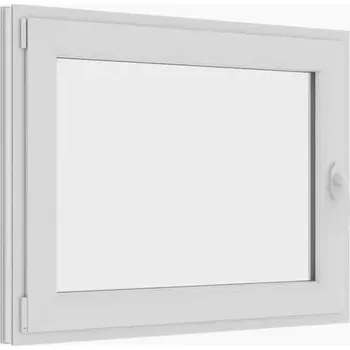 Okno plastové okno 80x50 cm, jednokřídlé, bílé, PREMIUM 7000 (rozměr 80x50 cm, otevírací a výklopné)