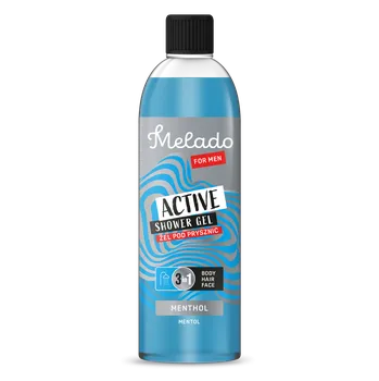 Koupelová kosmetika Melado Active pánský sprchový gel 3v1 na tělo, obličej a vlasy, 750 ml