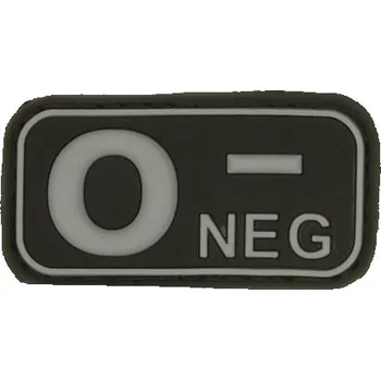 Nášivka 3D nášivka 0 NEG - černá, Jackets to go