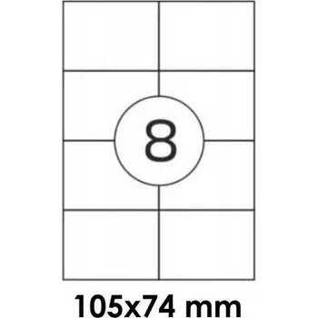 Obalový materiál Samolepící etikety 105/74