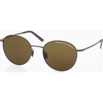 Sluneční brýle PORSCHE DESIGN Sunglasses P´8969 sluneční brýle tmavě šedé s hnědými skly (Jedinečné unisex sluneční brýle od Porsche Design s robustním rámem z nerezové oceli.)