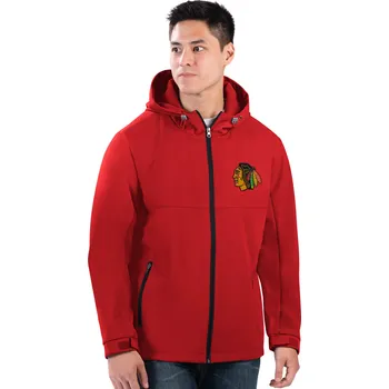 Pánská větrovka G-III Pánská bunda Chicago Blackhawks NHL Hot Softshell Jacket Velikost: XXL