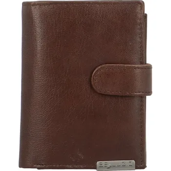 Peněženka Pánská kožená peněženka na výšku Bellugio Soren, čokoládově hnědá